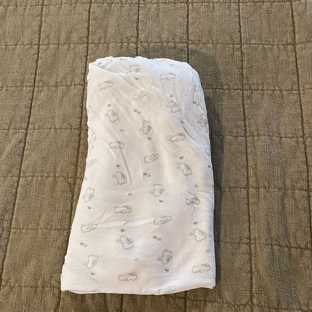 KeaBabies Gentle Bamboo Fitted Mini Crib Sheet